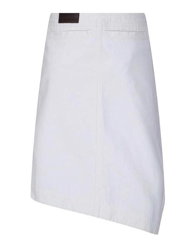 르메르 [해외직구] 26SS 르메르 애시메트릭 데님 스커트 SK1072LD1069WH086 White 착용컷