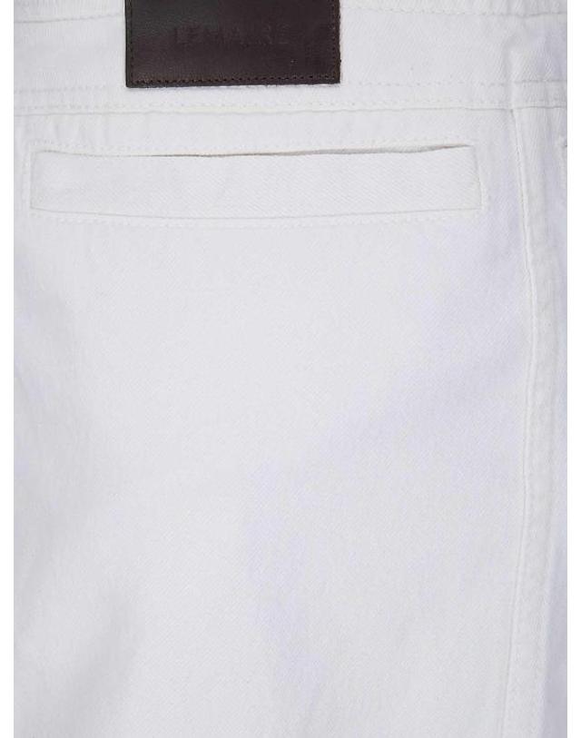 르메르 [해외직구] 26SS 르메르 애시메트릭 데님 스커트 SK1072LD1069WH086 White 착용컷