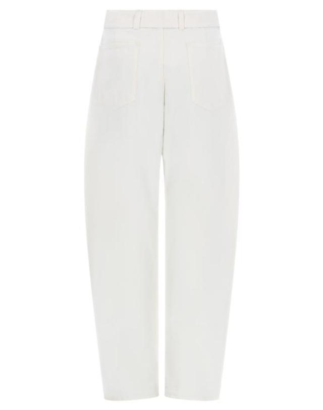 르메르 [해외직구] 26SS 르메르 트위스트 벨티드 팬츠 PA326 LD1070WH086 White 착용컷