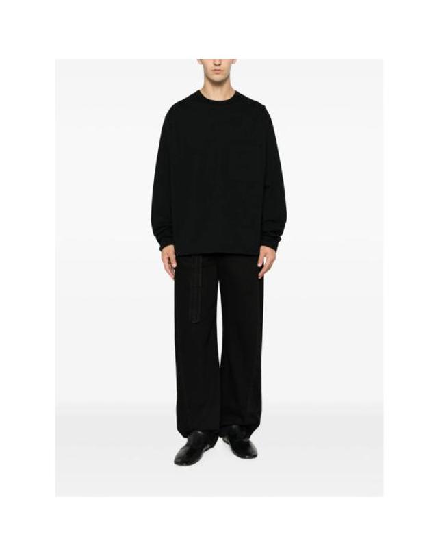 르메르 [해외직구] 26FW 르메르 스웨터 TS0045 LJ1073 BK999 BLACK 착용컷