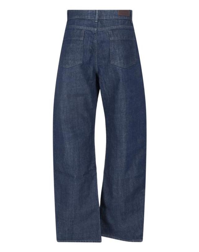 르메르 [해외직구] 26FW 르메르 하이 웨이스티드 커브드 팬츠 PA1264 LD1056 BL760 Blue 착용컷