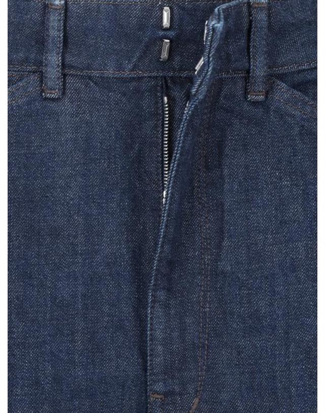 르메르 [해외직구] 26FW 르메르 하이 웨이스티드 커브드 팬츠 PA1264 LD1056 BL760 Blue 착용컷