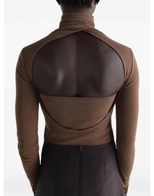 르메르 [해외직구] 26FW 르메르 블라우스 TS0053LJ1070BR423 Brown 착용컷
