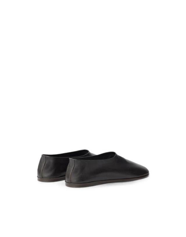 르메르 [해외직구] 26FW 르메르 글러브 샤이니 나파 램스킨 슬립온 FO0299 LL0023 BR490 BROWN 착용컷