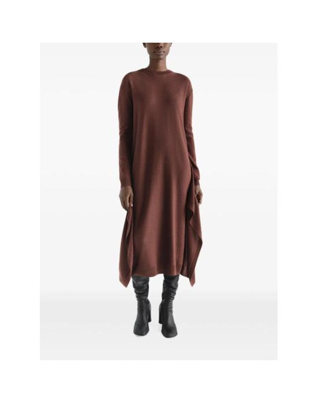 르메르 [해외직구] 26FW 르메르 롱 원피스 DR1180 LK1063 RE401 BROWN 착용컷