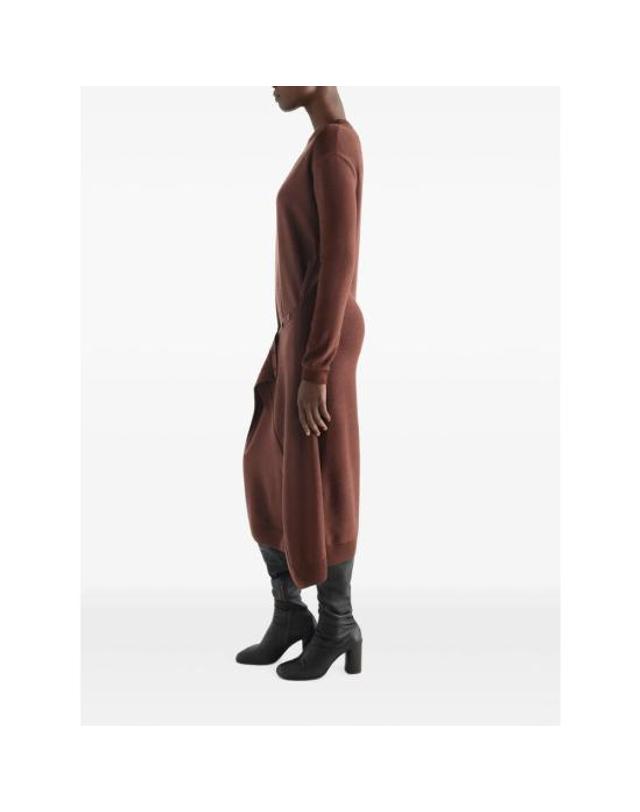 르메르 [해외직구] 26FW 르메르 롱 원피스 DR1180 LK1063 RE401 BROWN 착용컷