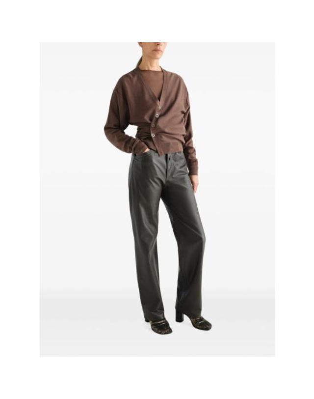 르메르 [해외직구] 26FW 르메르 릴렉스 트위스트 가디건 PO0052 LK1063 BR310 BROWN 착용컷