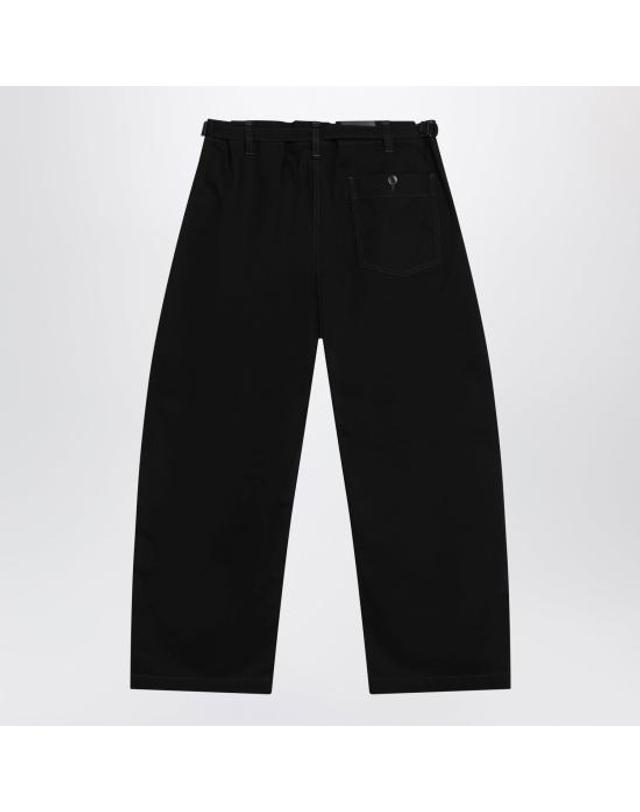 르메르 [해외직구] 26FW 르메르 스트레이트 팬츠 PA1244LD1099 BK999 BLACK 착용컷