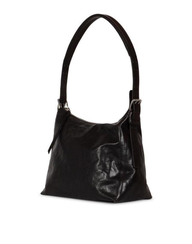 르메르 [해외직구] 26FW 르메르 스몰 벨티드 호보백 레더 BG0223 LL0108BR490 DARK CHOCOLATE 착용컷