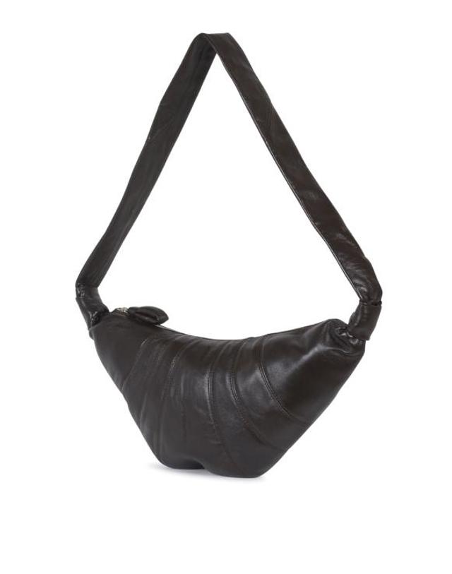 르메르 [해외직구] 26FW 르메르 미디움 크루아상 백 BG0001 LL095BR490 DARK CHOCOLATE 착용컷