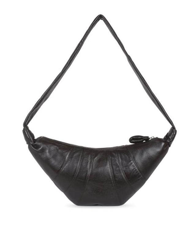 르메르 [해외직구] 26FW 르메르 미디움 크루아상 백 BG0001 LL095BR490 DARK CHOCOLATE 착용컷