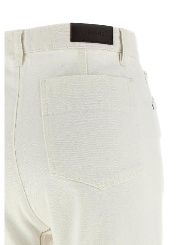르메르 [해외직구] 26SS 르메르 데님 팬츠 LE333225BM WHITE 착용컷