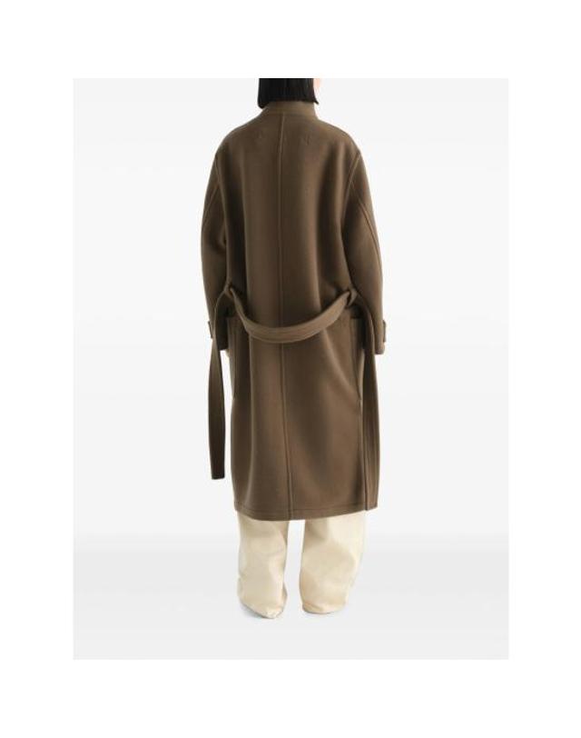 르메르 [해외직구] 26FW 르메르 더블 울 랩 코트 CO1037 LF1116GR610 BROWN 착용컷