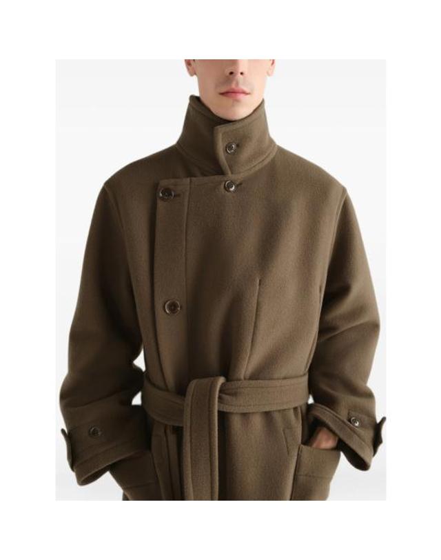 르메르 [해외직구] 26FW 르메르 더블 울 랩 코트 CO1037 LF1116GR610 BROWN 착용컷