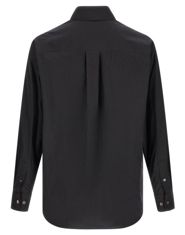 르메르 [해외직구] 르메르 셔츠 LDSH1236LF1500BK998 BLACK 착용컷
