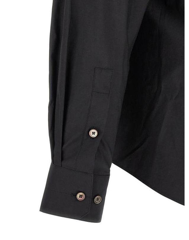 르메르 [해외직구] 르메르 셔츠 LDSH1236LF1500BK998 BLACK 착용컷
