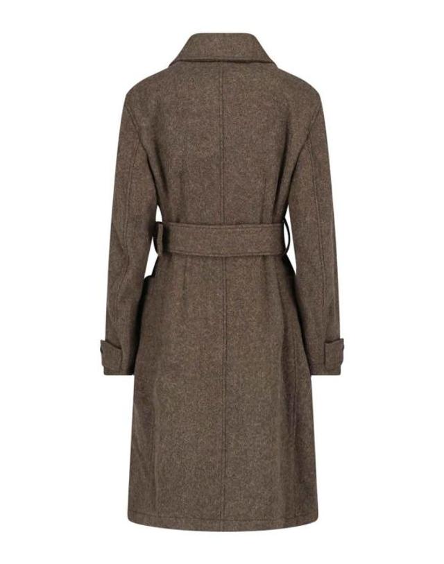 르메르 [해외직구] 26FW 르메르 피티드 랩 펠티드 울 앤 알파카 블렌드 코트 CO1155LF1700GR704 BROWN 착용컷
