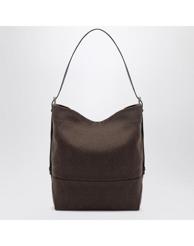 르메르 [해외직구] 26FW 르메르 코튼 타이 다이 벨티드 토트백 BG0153LF1697 Brown 착용컷