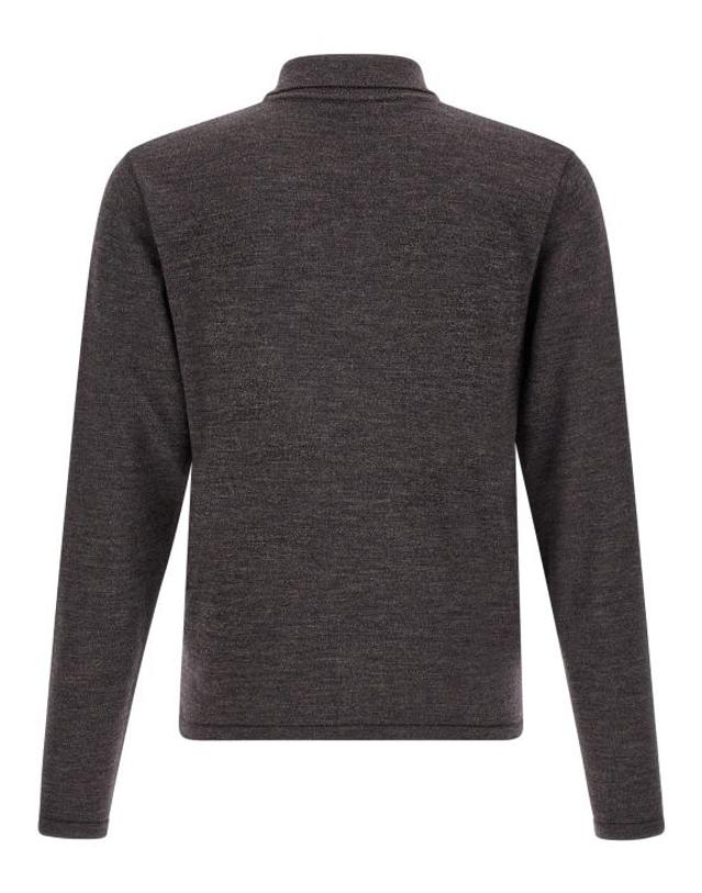 르메르 [해외직구] 26FW 르메르 파인 물리네 메리노 울 롱슬리브 폴로 스웨터 TS0031LK1072BR528 Brown 착용컷