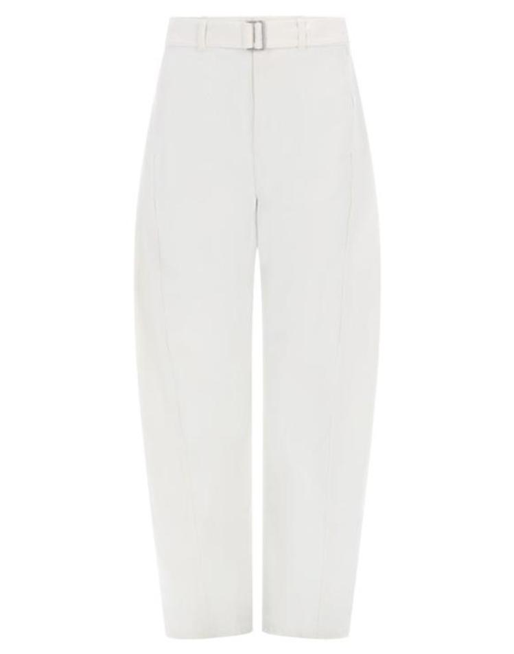 [해외] 26SS 르메르 트위스트 벨티드 팬츠 PA326 LD1070WH086 White E8QCXX17745
