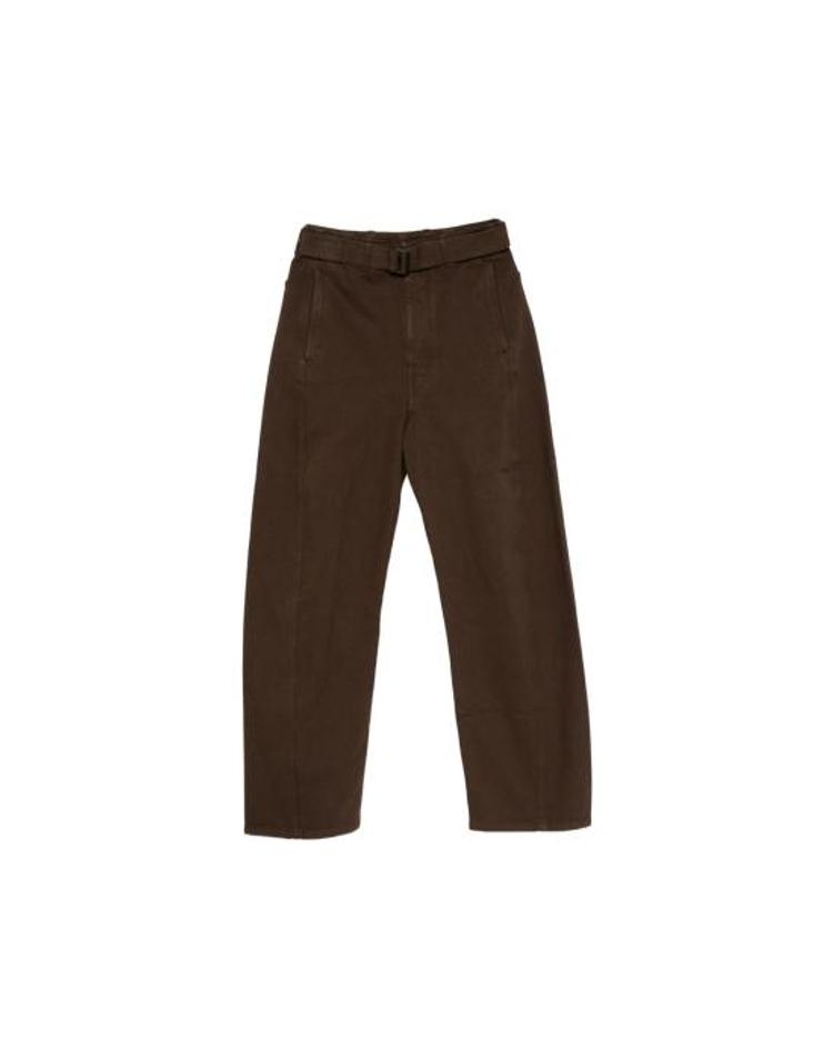 LEMAIRE [해외] 26FW 르메르 트위스트 벨티드 팬츠 PA326 LD1077 BR512 BROWN E8QCXX18262