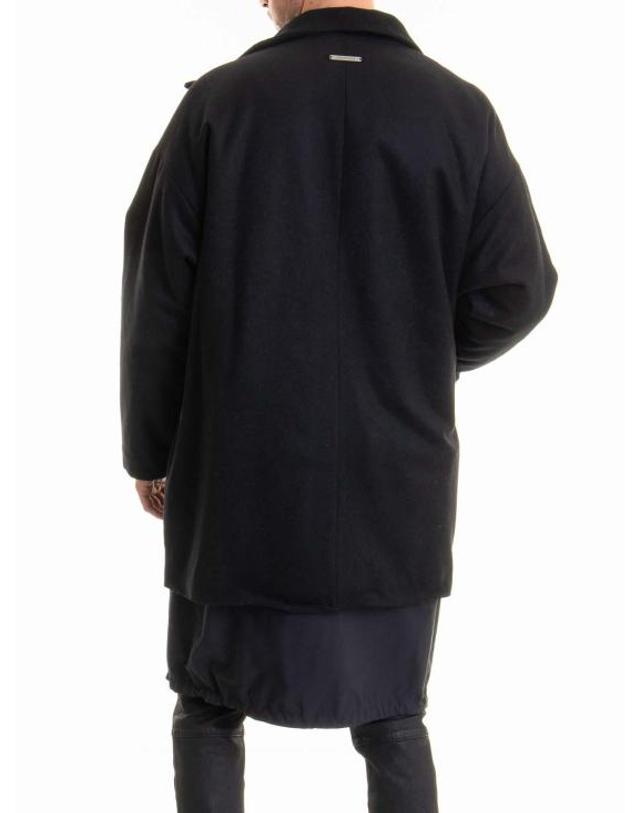 레스옴므 [해외직구] 25FW 레스옴므 코트 LDO1000209U9000 Black 착용컷