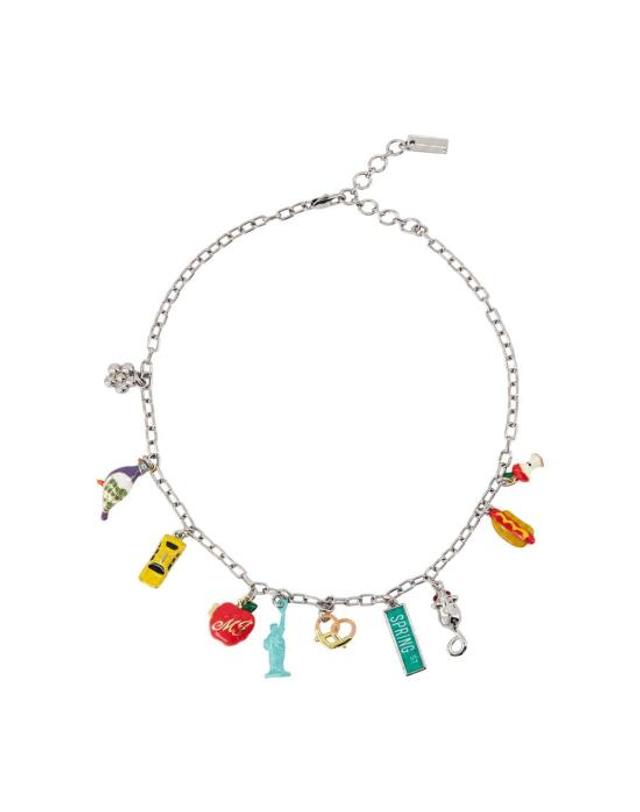 마크 제이콥스 [해외직구] 26FW 마크제이콥스 목걸이 팬던트 JAC026015 SILVER 착용컷