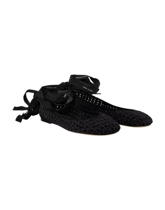 마크 제이콥스 [해외직구] 26FW 마크제이콥스 플랫 슈즈 2P6FFL001F16974 BLACK 착용컷