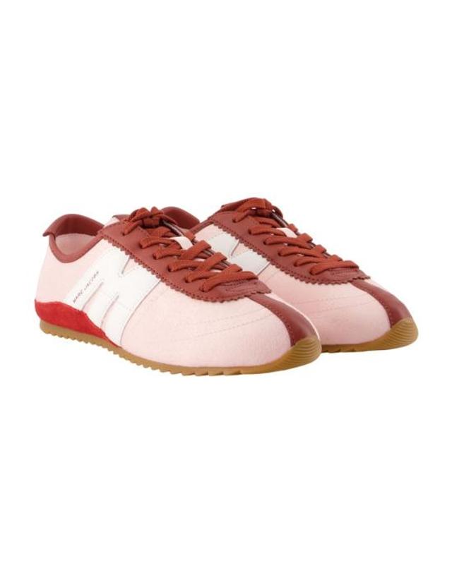 마크 제이콥스 [해외직구] 26FW 마크제이콥스 스니커즈 2P6FSN001F07681 PINK 착용컷