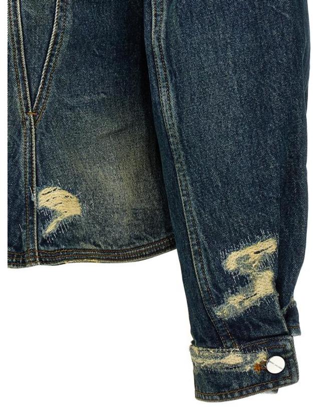 마크 제이콥스 [해외직구] 24FW 마크제이콥스 자켓 MA302258BM FBB 1165 BLUE 착용컷