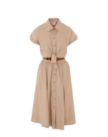 [해외직구] 26SS 리우조 미디 원피스 CA6277T297AP9574 Beige