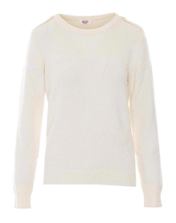 LIU JO [해외] 26FW 리우조 탑 TF6087MS75L10701 WHITE