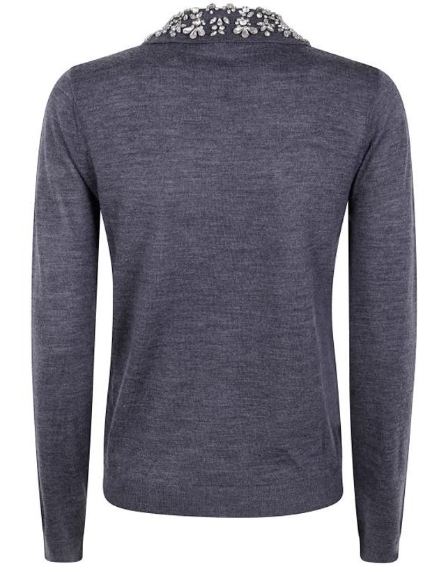 리비아나 콘티 [해외직구] 25FW 리비아나 콘티 스웨터 L5WG92 X920 GREY 착용컷