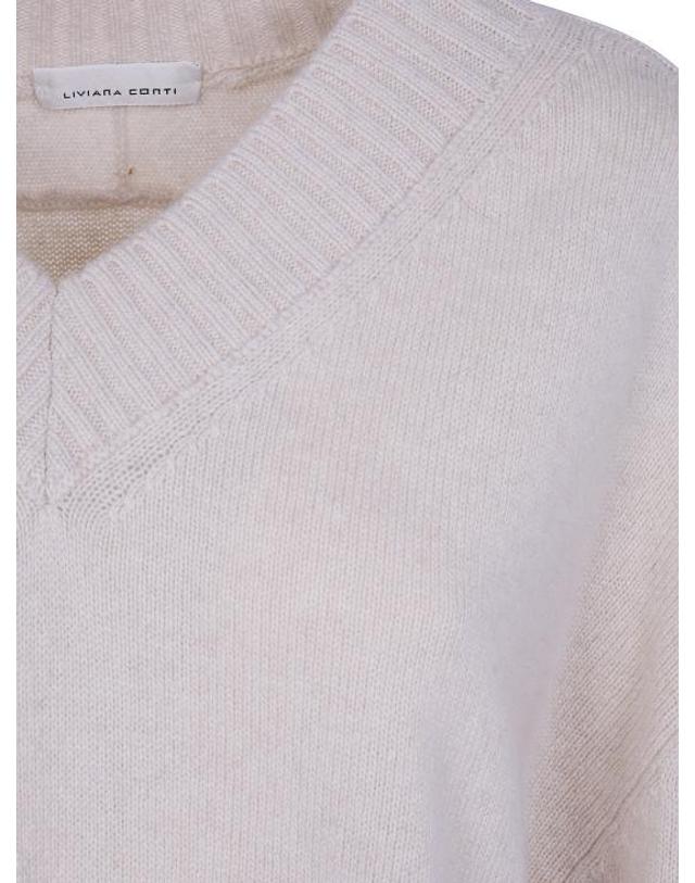 리비아나 콘티 [해외직구] 26FW 리비아나 콘티 스웨터 F6WC62 W55 NUDE NEUTRALS 착용컷