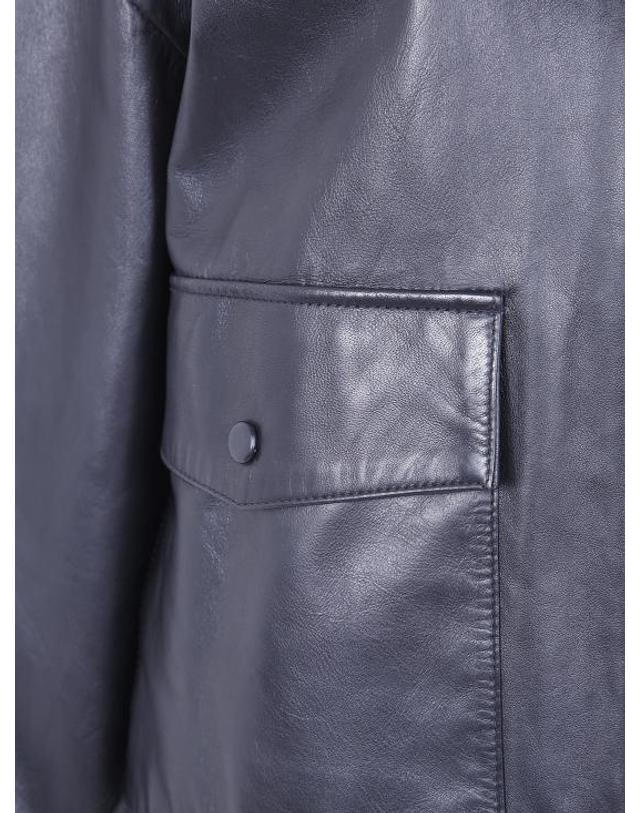 리비아나 콘티 [해외직구] 26FW 리비아나 콘티 가죽 자켓 F6WX28 Y69 BLACK 착용컷