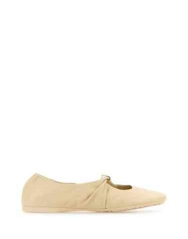 [해외직구] 26FW 로에베 나파 램스킨 페블 소프트 발레리나 L815466X46 DOUGH Yellow