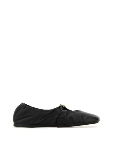 [해외직구] 26FW 로에베 나파 램스킨 페블 소프트 발레리나 L815466X46 BLACK