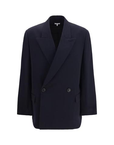 [해외직구] 26FW 로에베 더블 브레스트 울 블렌드 재킷 H526Y03WDL5190 DARK NAVY BLUE