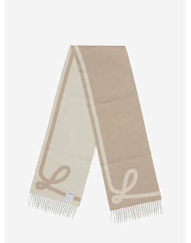 [해외직구] 26FW 로에베 머플러 스카프 FSA4SS1W15 BEIGE