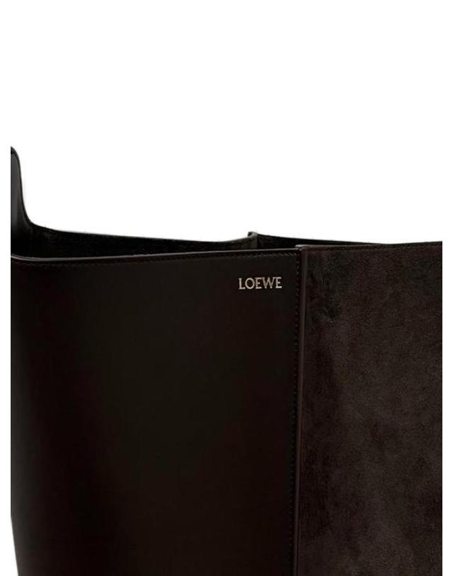 로에베 [해외직구] 26FW 로에베 미디엄 빌바오 버킷백 미디엄 빌바오 버킷백 A418WRPX01LE 0018 BROWN 착용컷