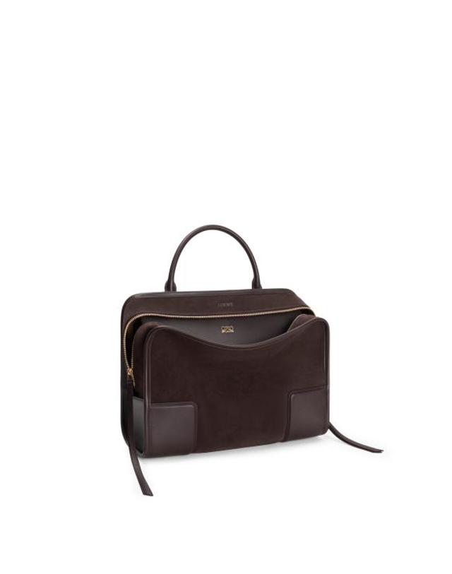 로에베 [해외직구] 26FW 로에베 라지 아마조나 180 백 A039ASRX03 0018 DARK CHESTNUT 착용컷