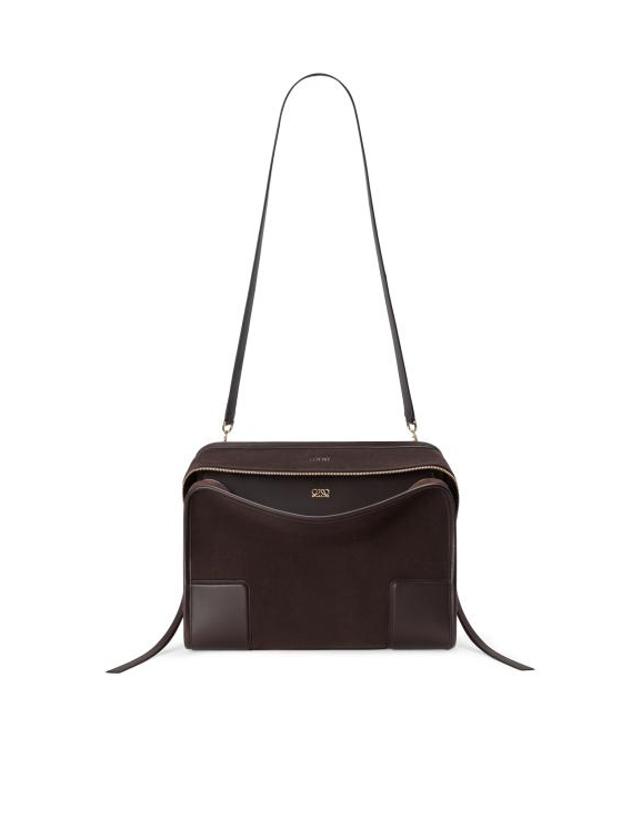 로에베 [해외직구] 26FW 로에베 라지 아마조나 180 백 A039ASRX03 0018 DARK CHESTNUT 착용컷