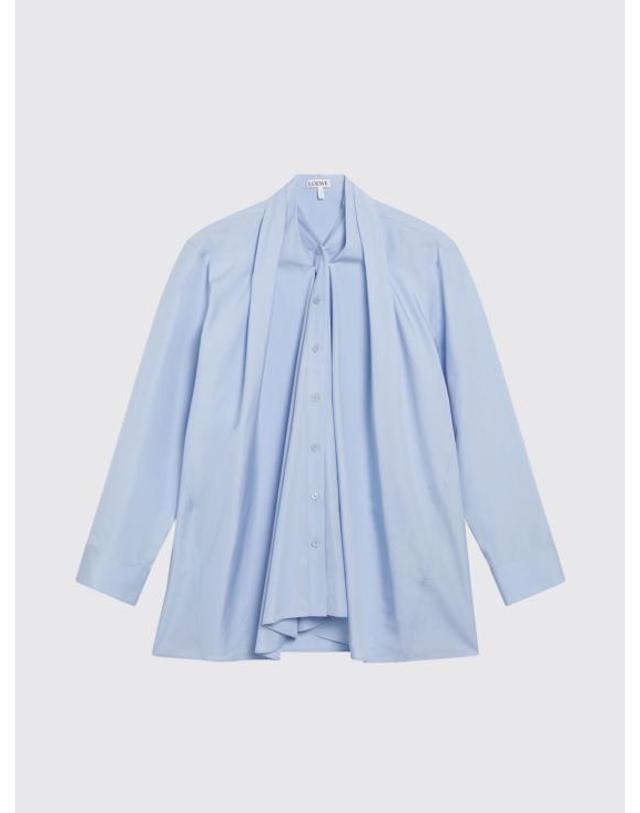로에베 [해외직구] 26SS 로에베 블라우스 S359Y05XGB SKYBLUE 착용컷