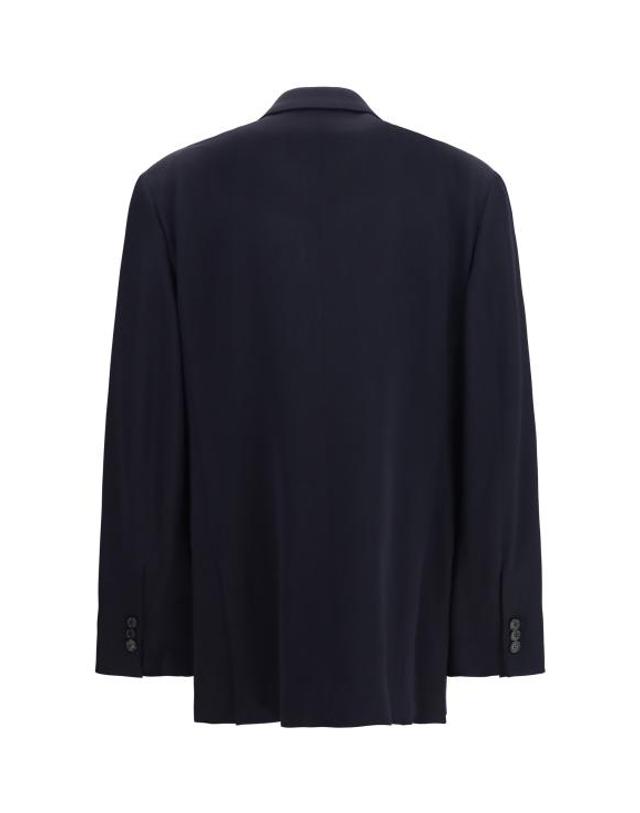 로에베 [해외직구] 26FW 로에베 더블 브레스트 울 블렌드 재킷 H526Y03WDL5190 DARK NAVY BLUE 착용컷