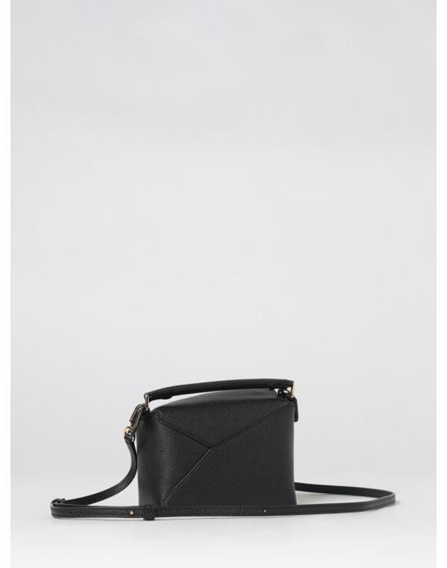 로에베 [해외직구] 26FW 로에베 소프트 그레인드 카프스킨 미니 퍼즐 엣지백 A510P88X60 1100 Black 착용컷