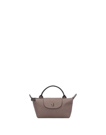 [해외직구] 26FW 롱샴 르 플리아쥬 엑스트라 XS 레더 파우치 34205987 GREY