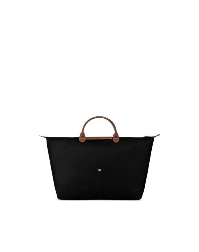 롱샴 [해외직구] 26FW 롱샴 르 플리아쥬 오리지널 L 트래블백 L1624089 001 BLACK BROWN 착용컷
