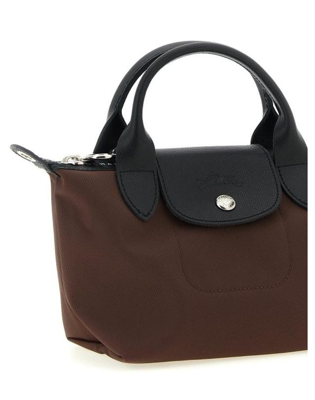 롱샴 [해외직구] 26FW 롱샴 르 플리아쥬 에너지 탑 핸들백 XS L1500HSR742 Brown 착용컷
