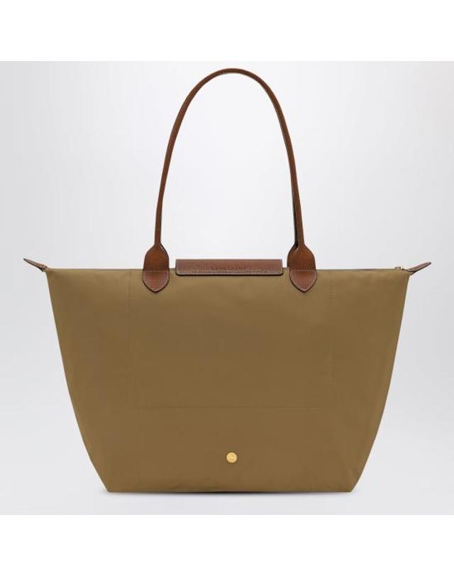 롱샴 [해외직구] 26FW 롱샴 르 플리아쥬 오리지널 토트백 L L1899089 Green 착용컷