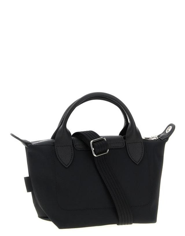 롱샴 [해외직구] 26FW 롱샴 르 플리아쥬 에너지 탑 핸들백 XS L1500HSR001 Black 착용컷